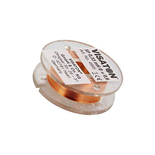 4995 Drossel: Luftspule 0,33mH 0,68ΩØ: 37mm H: 12mm ØAder: 0,6mm VISATON 4995 Drossel: Luftspule 0,33mH 0,68ΩØ: 37mm H: 12mm ØAder: 0,6mm VISATON von VISATON