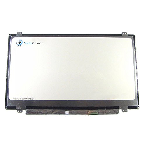 Visiodirect Bildschirm LCD Display 14" LED für Laptop HP COMPAQ Y6c22us 1920x1080 30pin von Visiodirect