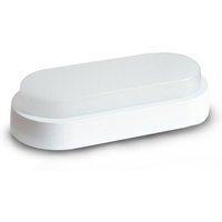 Ovaler LED-Deckenleuchte in Aufputz-Design OVALIE Ø230 x 105 x 55 mm 6000K Kaltweiß von VISION-EL