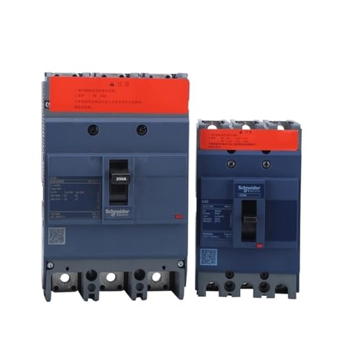VISKEE Elektrischer Leistungsschalter mit geformtem Gehäuse MCCB EZD EZD160 3P 4P EZD160E TM100D-TM160D 25KA (Size : 3P, Color : 160A) von VISKEE