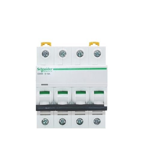 VISKEE Elektrischer Mini-Leistungsschalter Acti 9 IC65N 4p D Typ 1A 2A 3A 4A 6A 10A 16A 20A 25A 32A 40A 50A 63A AC A9F19 (Size : 4P, Color : 40A) von VISKEE