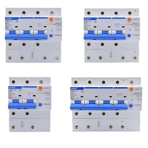 VISKEE Fehlerstromschutzschalter NXBLE 1P+N 2P 3P+N 4P 63A 80A 100A Fehlerstromschutzschalter (Size : 2P, Color : 80A) von VISKEE