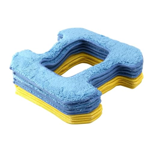 Viskee Wischpads reiben. Kompatibel for Hobot 298 Fensterputzroboter, Roboterzubehör, Lappen, Premium-Mikrofaser-Material, Nassreinigung + Trocken von VISKEE