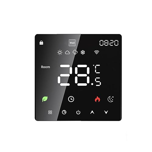 Intelligentes Thermostat, LCD-Display, WLAN, elektrischer Warmwasserbereiter, Thermostat, programmierbare mobile App, Fernbedienung von VISLONE