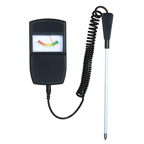 VISLONE Bodentester 2-in-1-Boden-pH- und Feuchtigkeitsmessgerät Bodentestkit Bodenfeuchtigkeits-Säure- und Alkalitätsmessgerät Säuremessgerät Sonde Abnehmbar für Garten-Rasenfarm im Innen- und von VISLONE