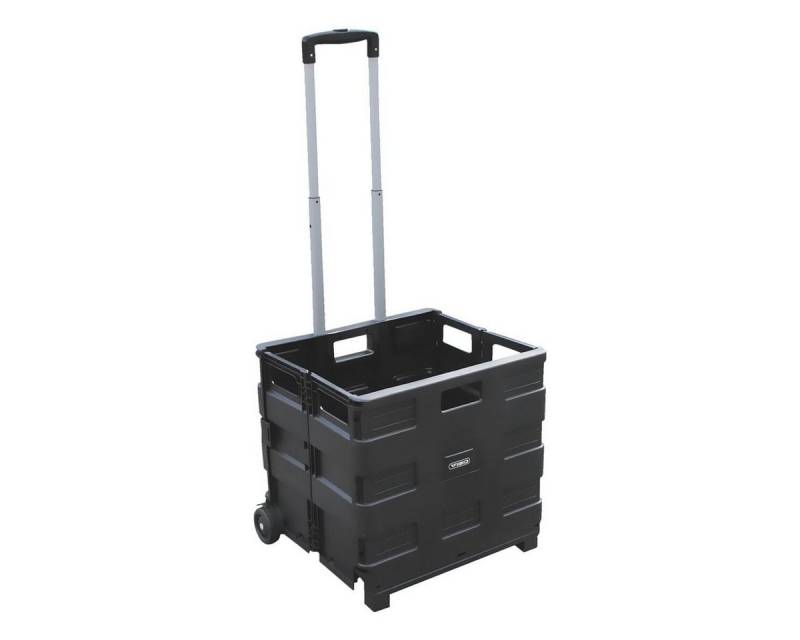 VISO Klappbox, mit Teleskopgriff und Rädern, Traglast 35 kg von VISO