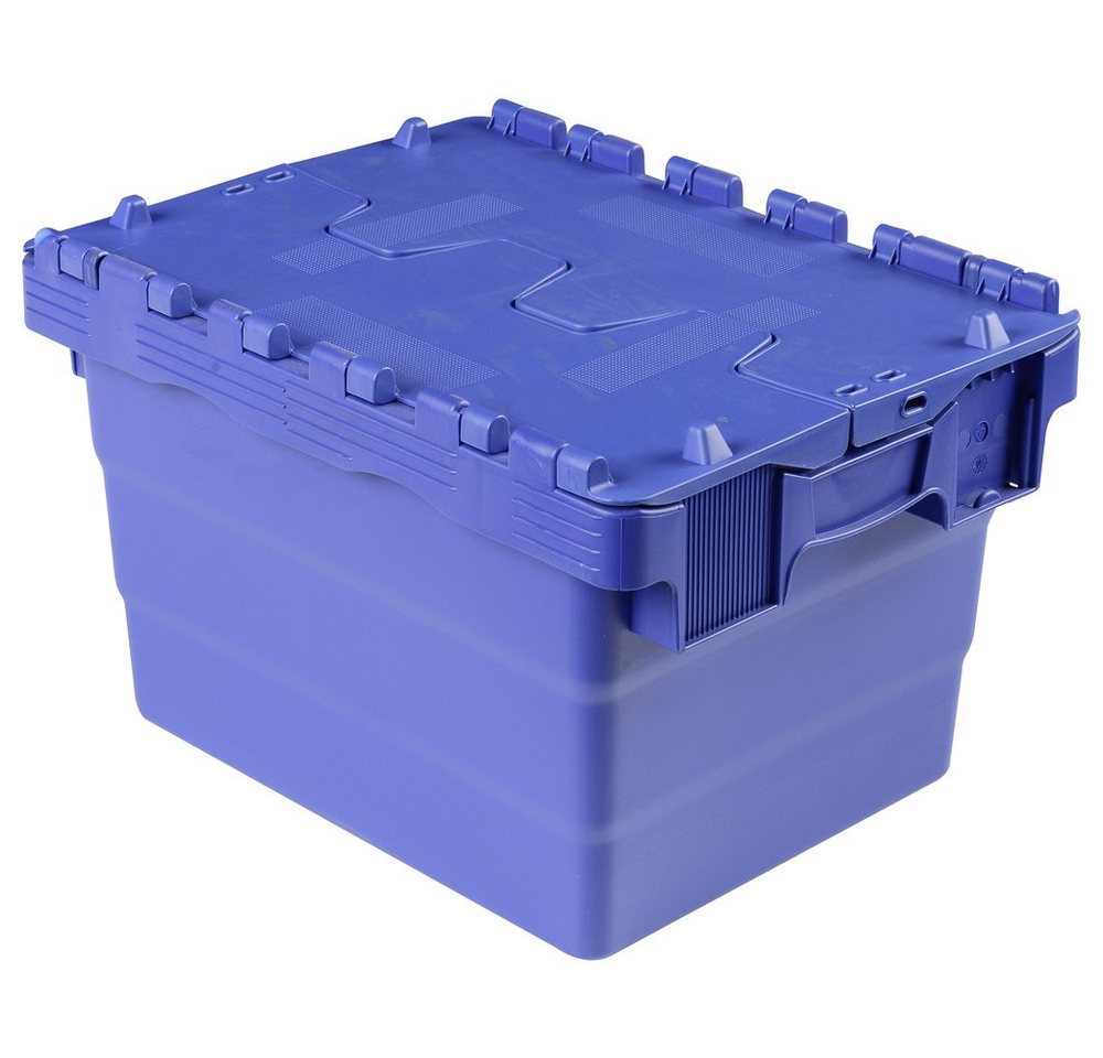 VISO Aufbewahrungsbox VISO DSW 4325 Klappdeckelbox (B x H x T) 400 x 250 x 300 mm Blau 1 von VISO