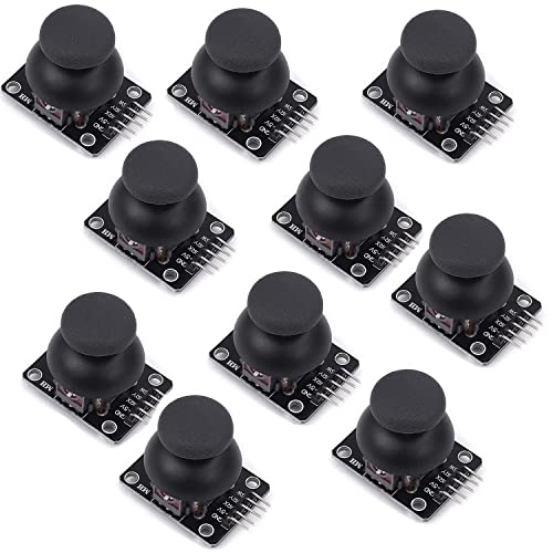 VISSQH 10pcs XY Dual Axis Joystick Breakout Module PS2 Joystick Game Controller for Arduino VISSQH 10pcs XY Dual Axis Joystick Breakout Module PS2 Joystick Game Controller for Arduino von VISSQH