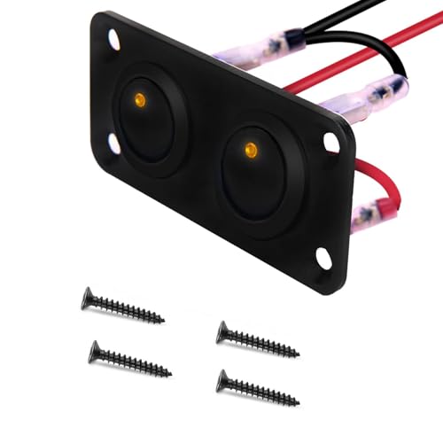 VISSQH gelb LED Runde kippschalter,Runde Schalter,12V 20A/24V 10A ON/OFF Wippschalter,2 Gang Wippschalter Panel für Auto Boot,Haushaltsgeräten,Motorrädern,Schiffen usw. VISSQH gelb LED Runde kippschalter,Runde Schalter,12V 20A/24V 10A ON/OFF Wippschalter,2 Gang Wippschalter Panel für Auto Boot,Haushaltsgeräten,Motorrädern,Schiffen usw. von VISSQH