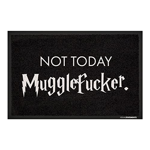 Visual Statements - Fußmatte mit Spruch - Schmutzfangmatte - rutschfest, waschbar - Harry Potter - Fußabtreter 60x40cm von VISUAL STATEMENTS