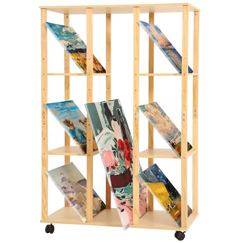VISWIN Klappbares Holzregal für große Drucke - Perfekt für die Anzeige von Leinwand, Kunst, Drucke, Tafeln, Poster, Kunstgalerie zeigt, Lagerung Rack VISWIN Klappbares Holzregal für große Drucke - Perfekt für die Anzeige von Leinwand, Kunst, Drucke, Tafeln, Poster, Kunstgalerie zeigt, Lagerung Rack von VISWIN
