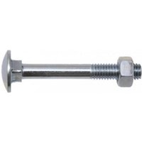 Bolzen Rundkopf mit Vierkantansatz - az 4.8 - Ø7 x 80 mm - Packung mit 100 Stück - 5017080 - Viswood von VISWOOD
