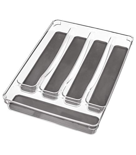 Besteckkasten mit 5 Fächern – Organizer für Küchenschublade – strapazierfähig, langlebig, umweltfreundlich (32 x 23 x 5 cm) von VITA PERFETTA