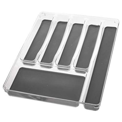 VITA PERFETTA Besteck-Organizer mit 6 Fächern – Organizer für Küchenschublade – langlebig, umweltfreundlich (40 x 32 cm) von VITA PERFETTA