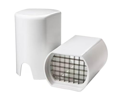 VITA PERFETTA Pommes-/Gemüseschneider mit Schneidgittern – zufällige Farbe (11 x 15 x 9 cm) von VITA PERFETTA