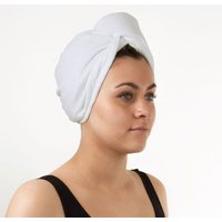 Handtuch-Turban aus Mikrofaser, weiß Handtuch-Turban aus Mikrofaser, weiß von VITAEASY
