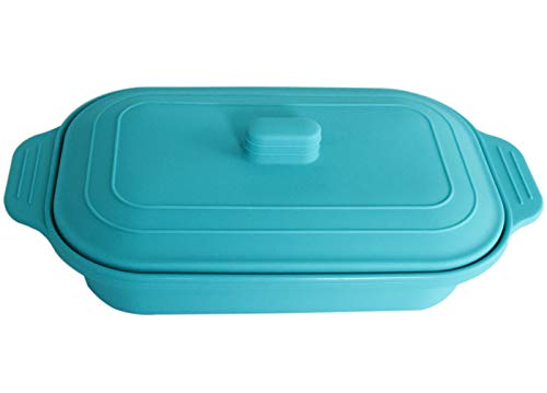 VITAL VAC Dampfbox für die Mikrowelle 1-2 Rationen | Dampfgarer aus Silikon | Schnelles Kochen mit Dampf in Mikrowelle und Backofen | Gesundes und Leckeres Essen in nur Wenigen Minuten von VITAL VAC