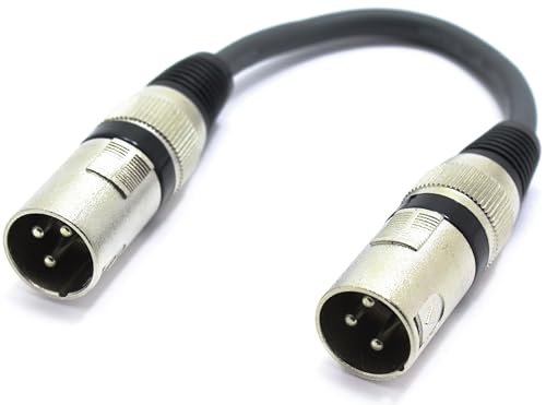 VITALCO XLR Stecker auf Stecker Gender Changer Mikrofon Adpter 3 Polig Männlich Kabel von VITALCO