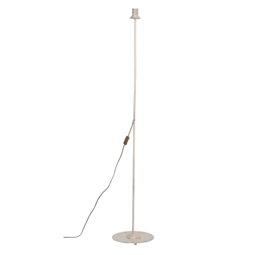 VITALUCE Stehlampe VE1600/1P, 1-flammig xE27 max 40W, Farbe: Weiß-Beige mit Gold, Größe: HxBxL: H146 B25 L25, 1,16kg. von VITALUCE