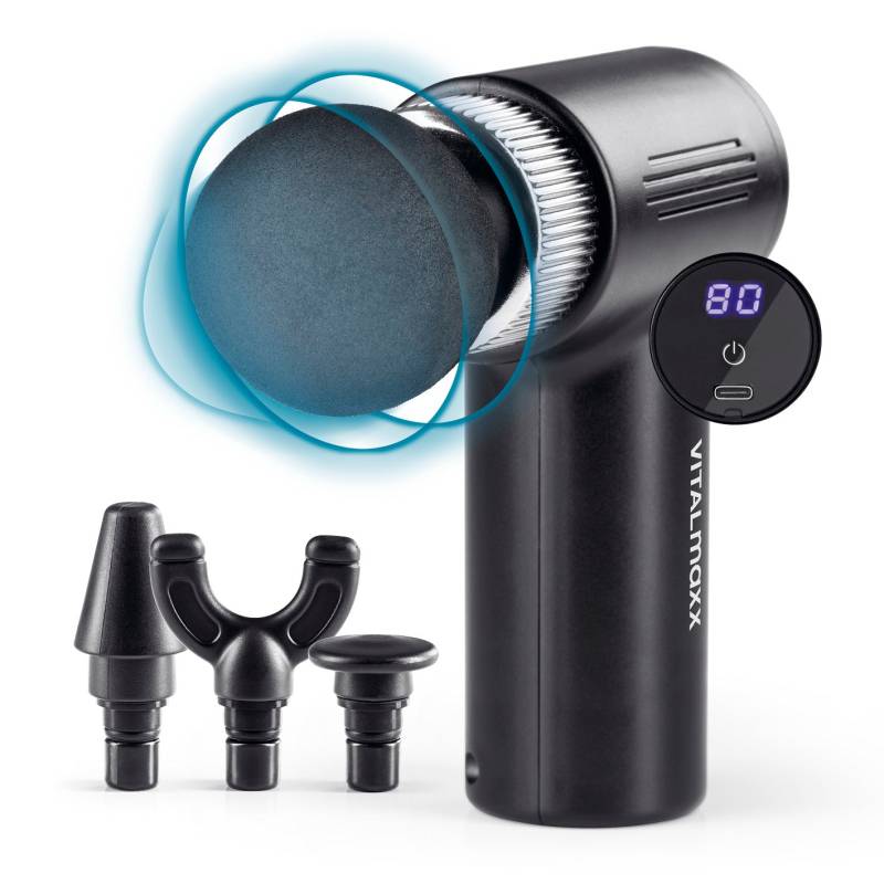 Massagegerät Mini-Gun -  schwarz/silber von VITALmaxx