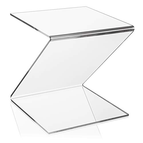 Z-Ständer Warenträger aus original PLEXIGLAS® z.B. als Präsentationsständer für Vasen/Figuren in Vitrine/Schaufenster und Ausstellung (20x20x28cm) von VITAdisplays