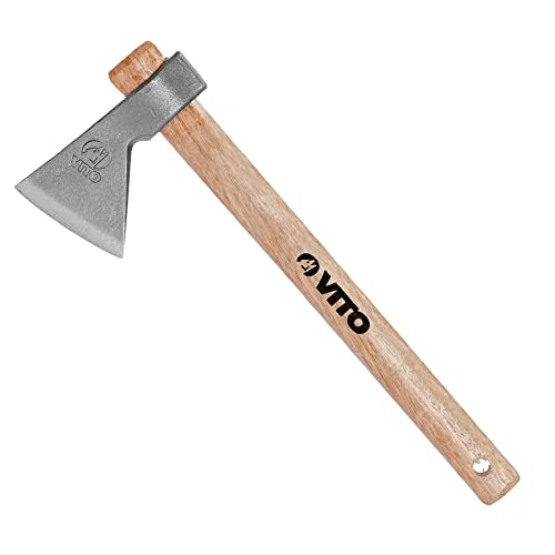 VITO Axt mit Klinge aus Stahl - Beil - Universalbeil mit stabilem Holzstiel - Gewicht: 700 g - Spaltbeil - Handbeil - Spaltaxt - ideal zum Holzspalten und Schnitzen von VITO