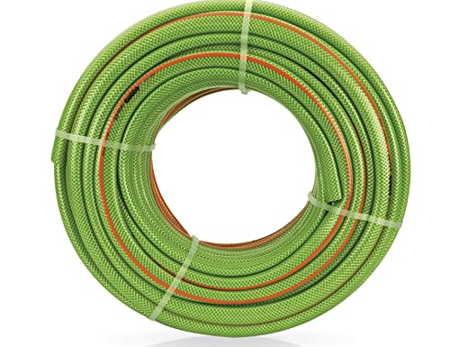 VITO Garden Gartenschlauch 19 mm (3/4 Zoll) 15 m | 20 bar | Wasserschlauch | flexibel und UV beständig | aus robustem, geflochtenem PVC | schadstofffrei | Farbe: grün (19mm (3/4") 15m) von VITO