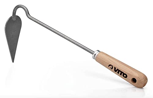 VITO Garden - Herzhäulein, Herzhacke mit 13cm-Herz - Unkrauthacke mit Holzstiel - sehr stabile Spitzhacke - Länge des Stiels 35 cm - Hacke zum Unkraut jäten - VI1000 VITO Garden - Herzhäulein, Herzhacke mit 13cm-Herz - Unkrauthacke mit Holzstiel - sehr stabile Spitzhacke - Länge des Stiels 35 cm - Hacke zum Unkraut jäten - VI1000 von VITO