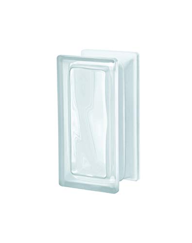 VITROLAND 015081 Glasblock, Satiniert/Transparent von VITROLAND