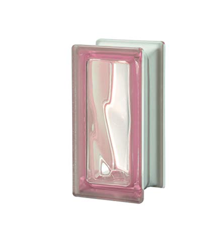 VITROLAND 015326 Glasblock, Rosa von VITROLAND