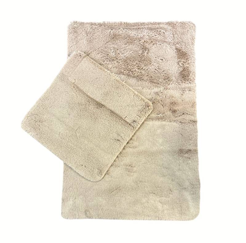 VIVA Home Fellteppich Fellteppich - Badteppich 2er Set, Kuschelig und weich von VIVA Home