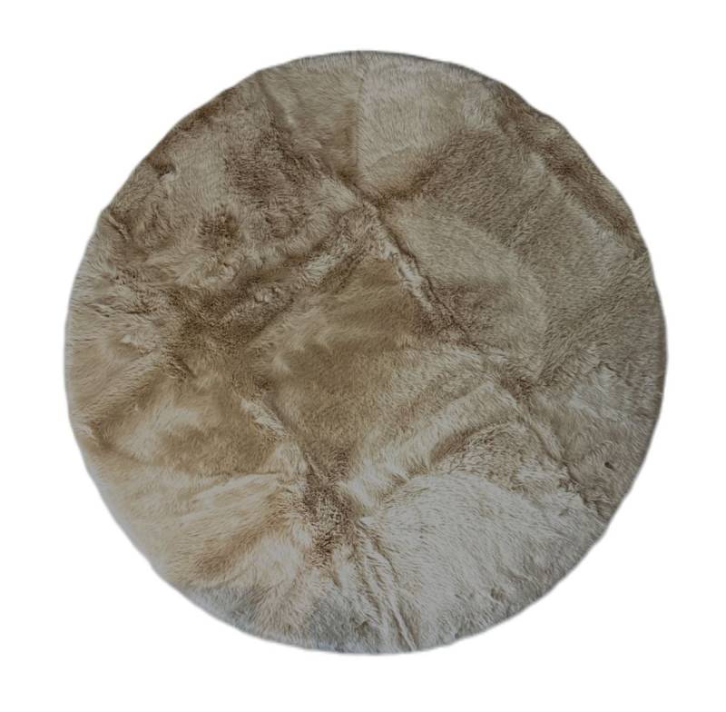 VIVA Home Fellteppich Teppich Dekofell Kuschelfell Ø 90 cm, weich und kuschelig VIVA Home Fellteppich Teppich Dekofell Kuschelfell Ø 90 cm, weich und kuschelig von VIVA Home