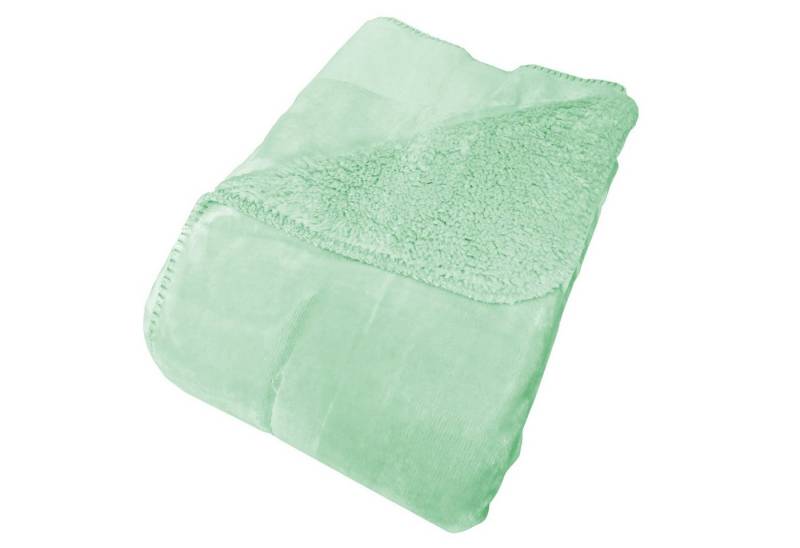 Wohndecke Flanell und Sherpa, VIVA Home, Oberseite weicher Flanell und Rückseite wärmendes Sherpa Wohndecke Flanell und Sherpa, VIVA Home, Oberseite weicher Flanell und Rückseite wärmendes Sherpa von VIVA Home