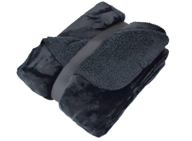 Wohndecke VIVA Home, Oberseite weicher Flanell und Rückseite wärmendes Sherpa, VIVA Home von VIVA Home