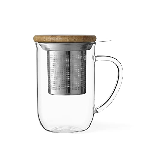 VIVA scandinavia-Balance Tee Cup mit-Ei, transparent, 12.5 x 9.3 x 13.3 cm von Viva Scandinavia