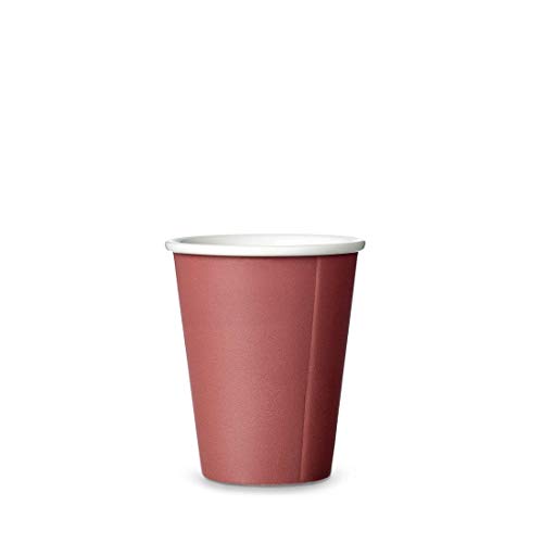 VIVA scandinavia Cappucino-Tasse, rot, 8 x 8 x 9.3000000000000007 cm von Viva Scandinavia