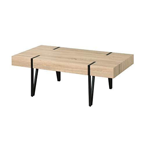 VIVACE 1106040 Couchtisch, MDF, Sonoma Eiche, 1106040 cm von VIVACE