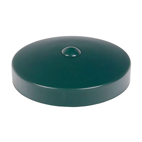 10 x PFOSTENKAPPE GRÜN RUND KUNSTSTOFF 121 MM von VIVAGARDEA