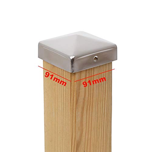 2 x PFOSTENKAPPE PYRAMIDE 91 x 91 MM EDELSTAHL 2 x PFOSTENKAPPE PYRAMIDE 91 x 91 MM EDELSTAHL von VIVAGARDEA