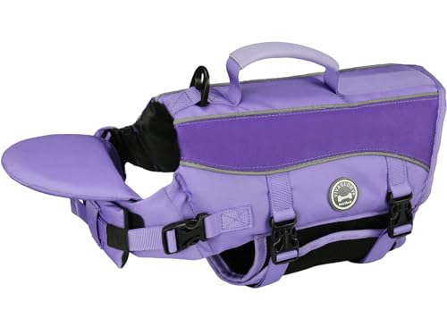 VIVAGLORY Front Float Schwimmweste Hund, Hundeschwimmweste für Bootfahren, Schwimmweste with Kopfstütze, Auftrieb & Schwimmhilfe, S, Lila VIVAGLORY Front Float Schwimmweste Hund, Hundeschwimmweste für Bootfahren, Schwimmweste with Kopfstütze, Auftrieb & Schwimmhilfe, S, Lila von VIVAGLORY