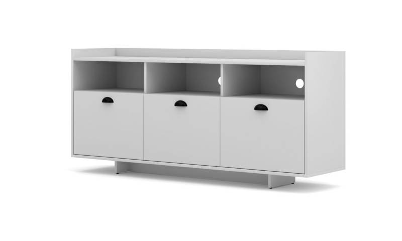 Kommode-Sideboard Highboard Anrichte Wohnmöbel Wohnzimmermöbel Schrank-Weiß von VIVALDI