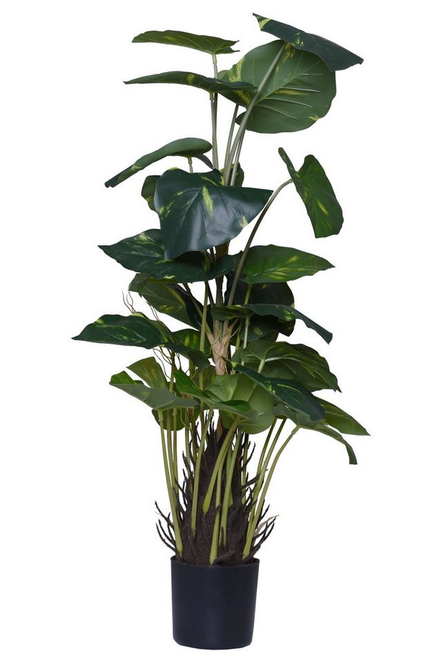 Kunstpflanze Kunstpflanze künstliche Efeutute im Topf Kunststoff POTHOS - 50x85 cm, VIVANNO, Höhe 85 cm von VIVANNO