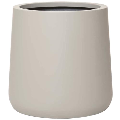 VIVANNO Blumenkübel Pflanzkübel fiberlgas VEKRA 38x40 cm Creme von VIVANNO