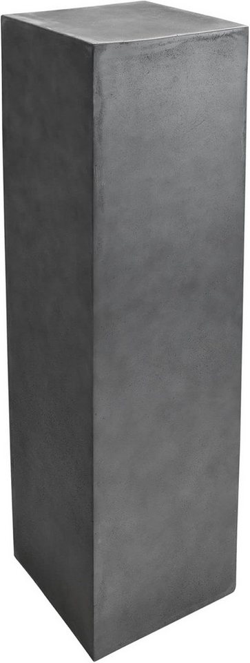 VIVANNO Blumenständer Fiberglas PODEST Säule - Anthrazit Beton-Design (1 St), 30x30x100 cm von VIVANNO