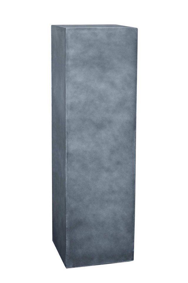 VIVANNO Blumenständer Podest Säule Fiberglas Beton-Design, Anthrazit - 30x30x100 cm von VIVANNO