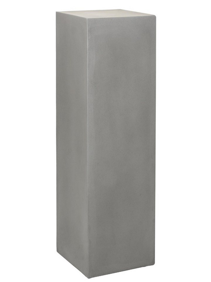 VIVANNO Blumenständer Podest Säule Fiberglas PODEST Beton-Design Grau von VIVANNO