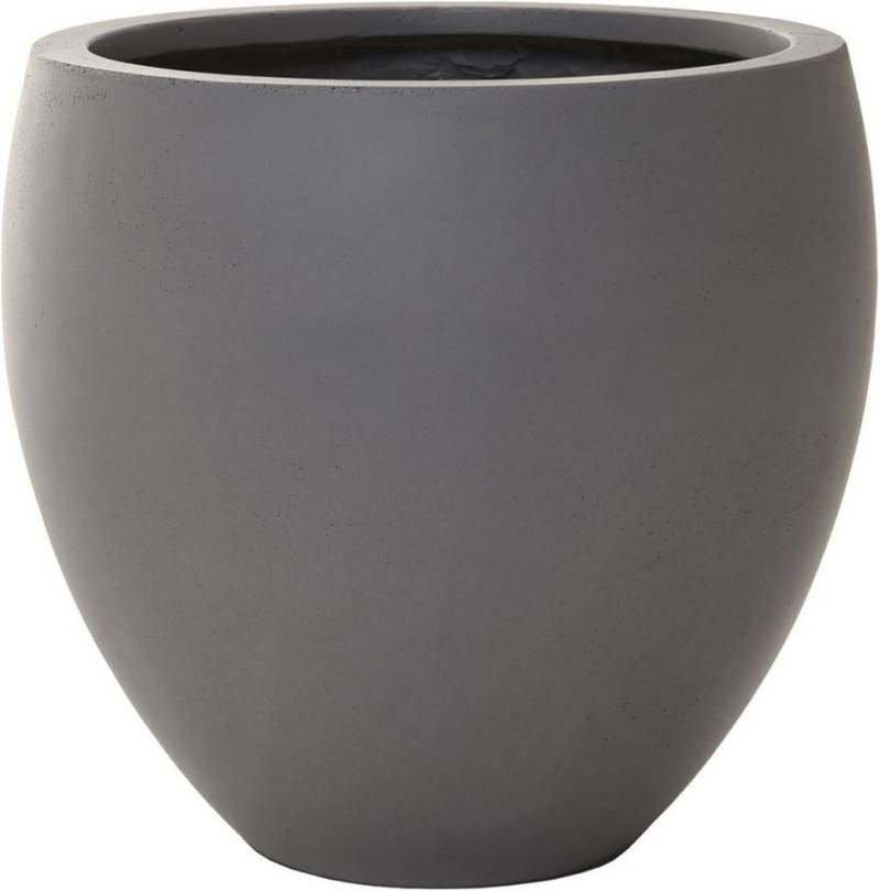 VIVANNO Blumentopf Fiberglas PLUTO Beton-Design Grau 30x30 cm von VIVANNO