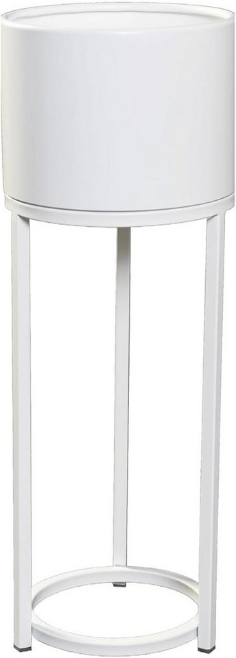 VIVANNO Blumentopf auf Ständer, mit Beinen ELEVATE ROUND - Weiß Matt 25x69 cm VIVANNO Blumentopf auf Ständer, mit Beinen ELEVATE ROUND - Weiß Matt 25x69 cm von VIVANNO