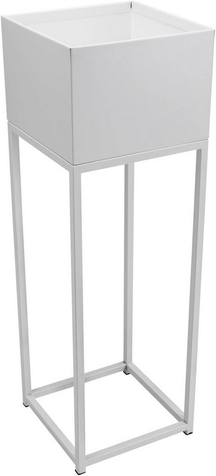 VIVANNO Blumentopf auf Ständer, mit Beinen ELEVATE SQUARE - Weiß Matt 25x25x79 cm VIVANNO Blumentopf auf Ständer, mit Beinen ELEVATE SQUARE - Weiß Matt 25x25x79 cm von VIVANNO