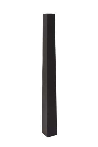 VIVANNO Kerzenhalter Kerzenständer Standkerzenhalter Obelisk Schwarz Matt 120 von VIVANNO